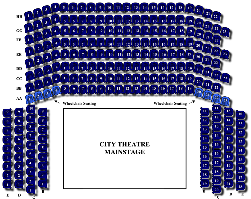 City Theatre Pittsburgh Seating Chart